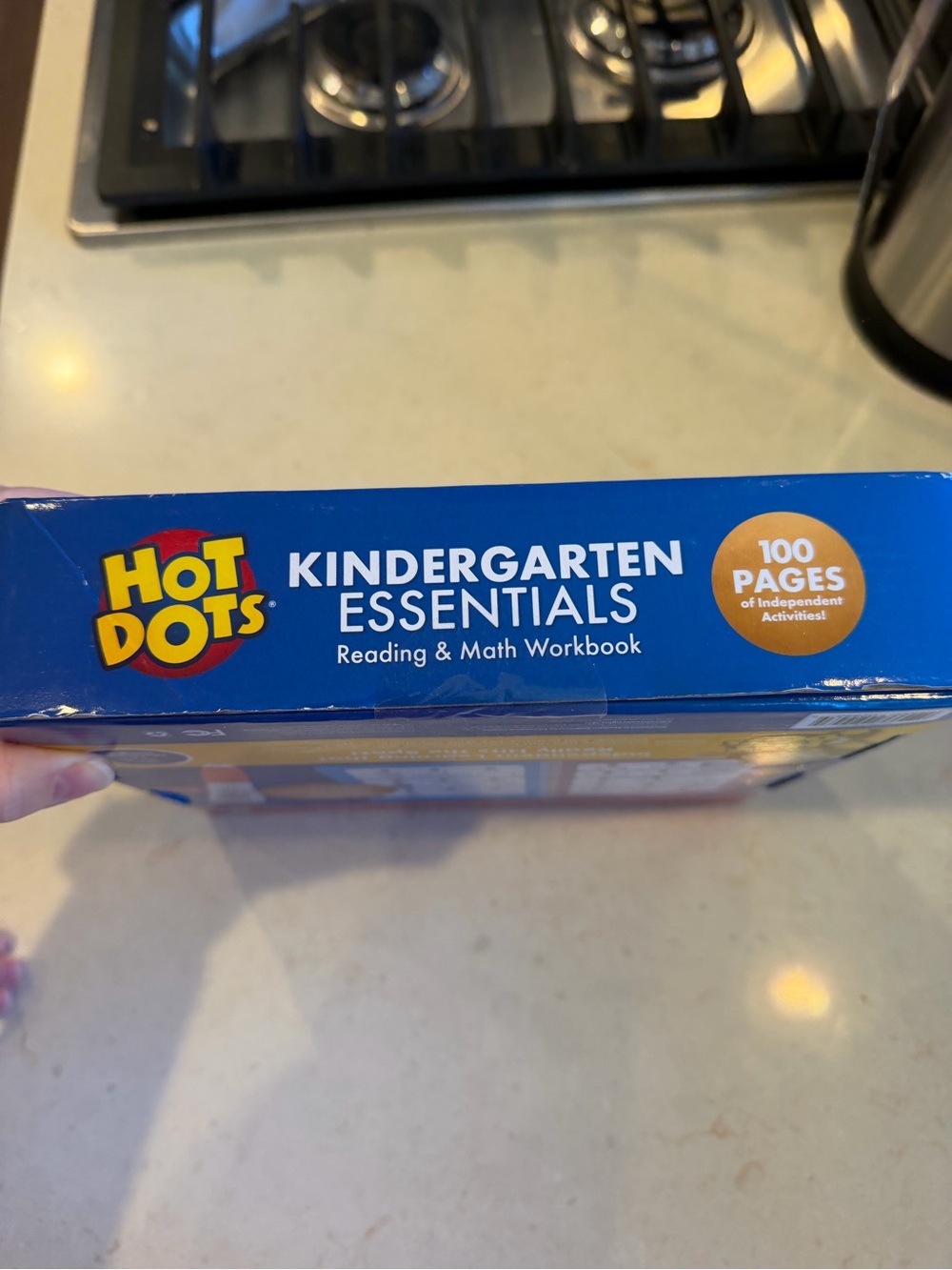 Hot Dots Kindergarten 5+ Essentials Interactive Reading & Math Book - Picture 3 of 4